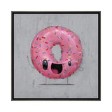 iCanvas "Pinky" by Cuddly Rigor Mortis Framed