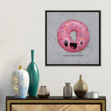 iCanvas "Pinky" by Cuddly Rigor Mortis Framed