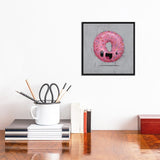 iCanvas "Pinky" by Cuddly Rigor Mortis Framed