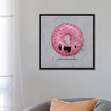 iCanvas "Pinky" by Cuddly Rigor Mortis Framed