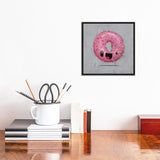 iCanvas "Pinky" by Cuddly Rigor Mortis Framed