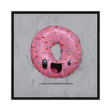 iCanvas "Pinky" by Cuddly Rigor Mortis Framed