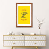 iCanvas "Pizza Time - Yellow" by avesix
