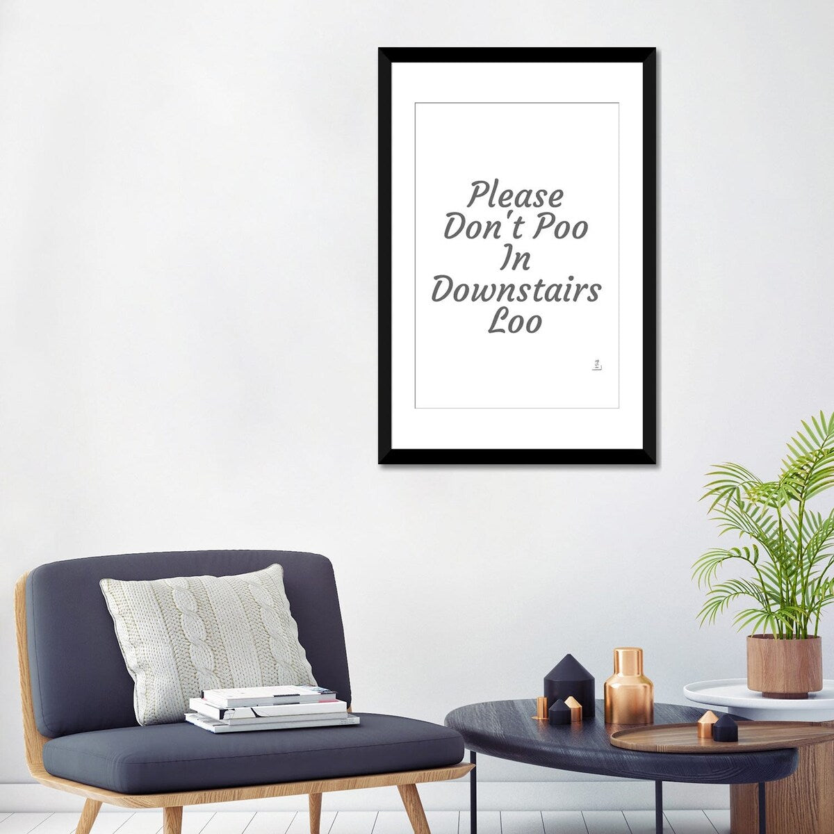 iCanvas "Please Don't Poo" by Printable Lisa's Pets
