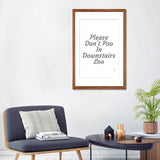 iCanvas "Please Don't Poo" by Printable Lisa's Pets