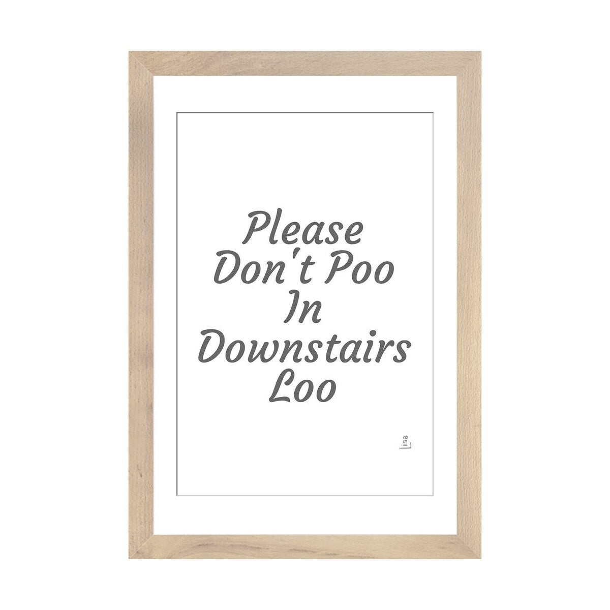 iCanvas "Please Don't Poo" by Printable Lisa's Pets
