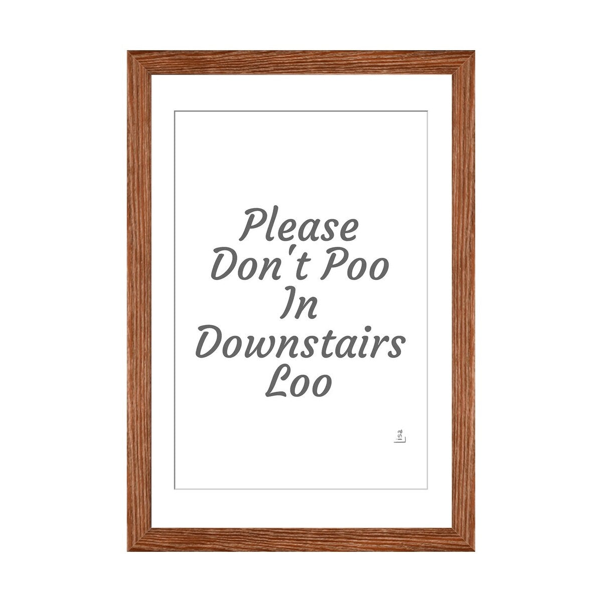 iCanvas "Please Don't Poo" by Printable Lisa's Pets