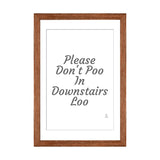 iCanvas "Please Don't Poo" by Printable Lisa's Pets