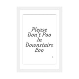 iCanvas "Please Don't Poo" by Printable Lisa's Pets