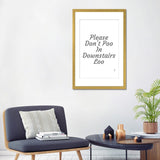 iCanvas "Please Don't Poo" by Printable Lisa's Pets