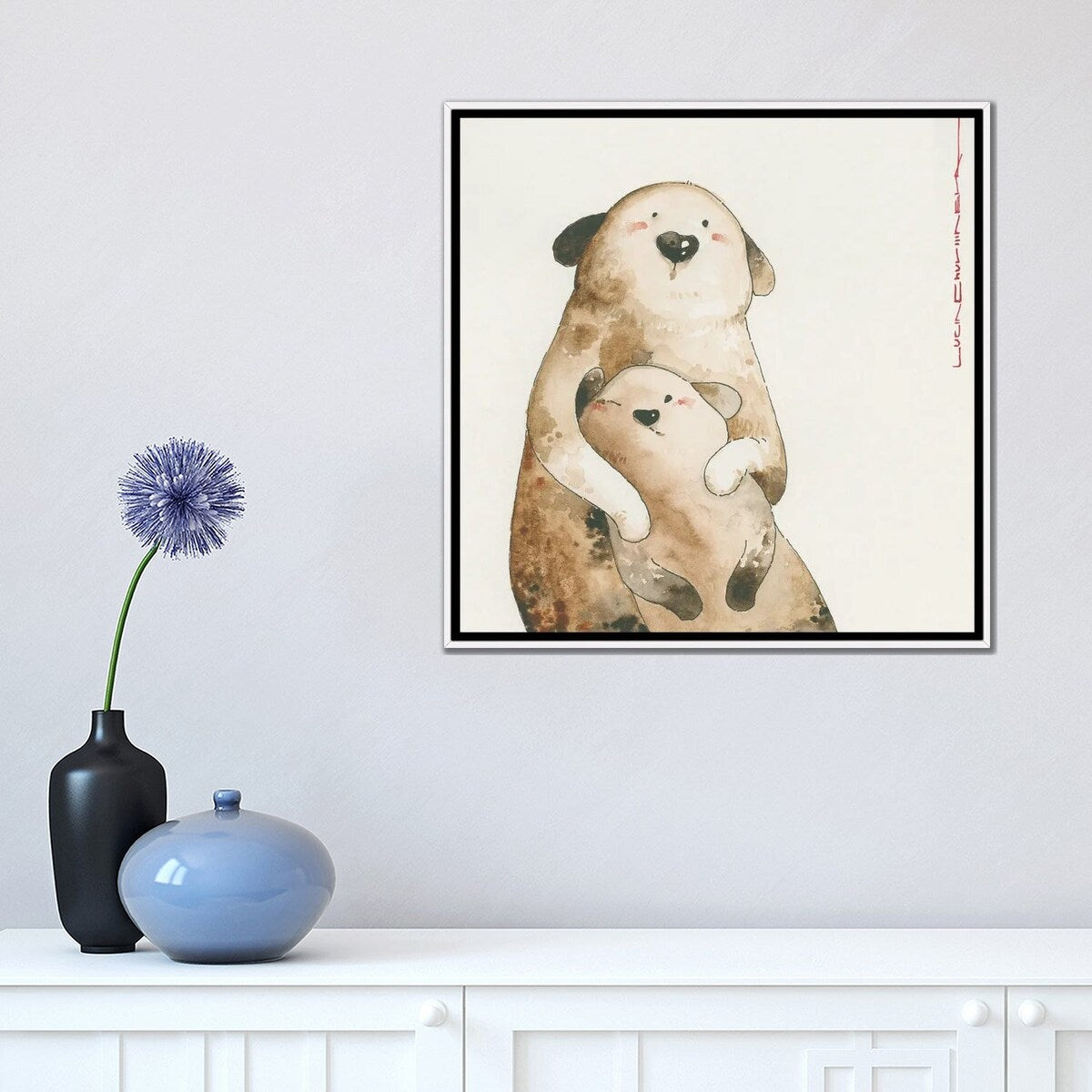 iCanvas "Plum And Pea Pose For National Geographic Magazine" by Moozoriki Framed Canvas Print