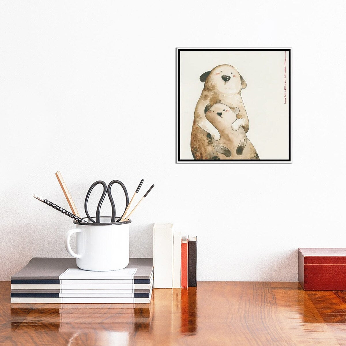 iCanvas "Plum And Pea Pose For National Geographic Magazine" by Moozoriki Framed Canvas Print