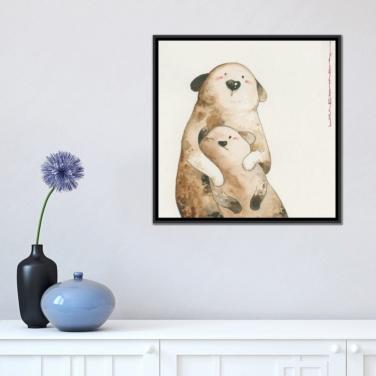 iCanvas "Plum And Pea Pose For National Geographic Magazine" by Moozoriki Framed Canvas Print
