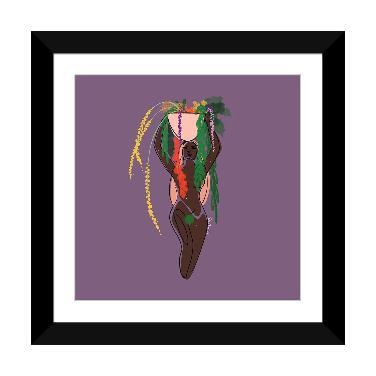 iCanvas "Plum" by DeeLashee Artistry
