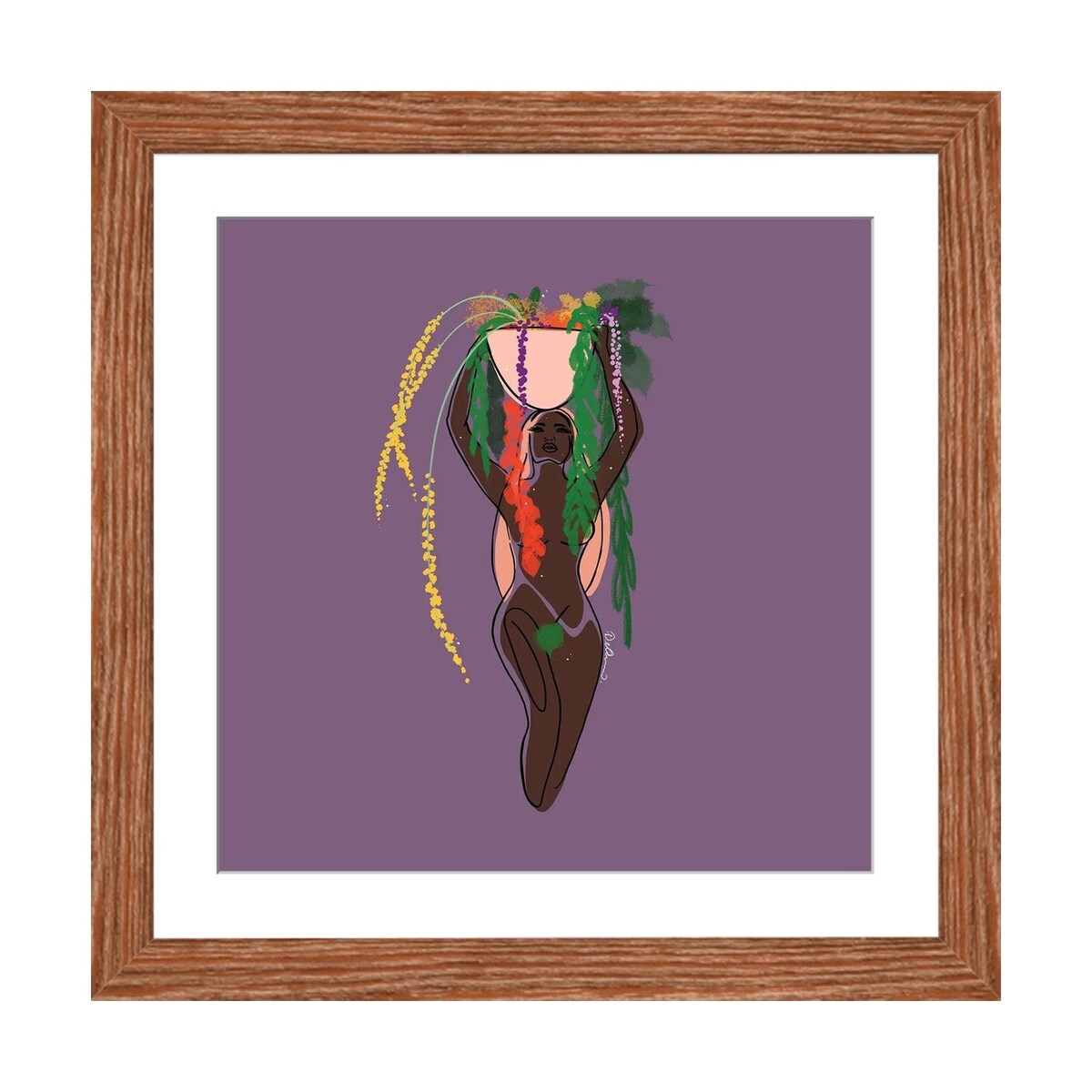 iCanvas "Plum" by DeeLashee Artistry