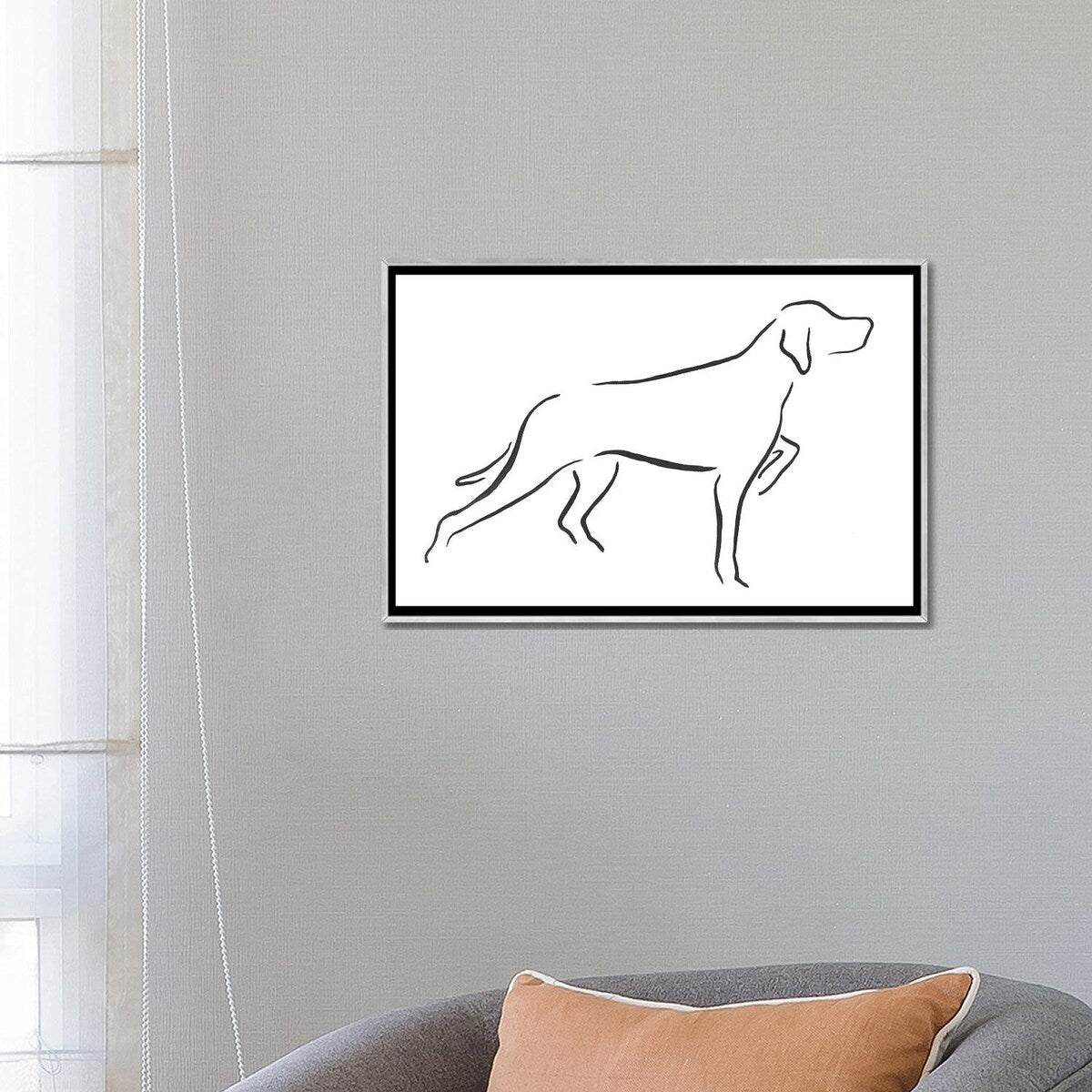 iCanvas "Pointer" by Lesley Bishop Framed