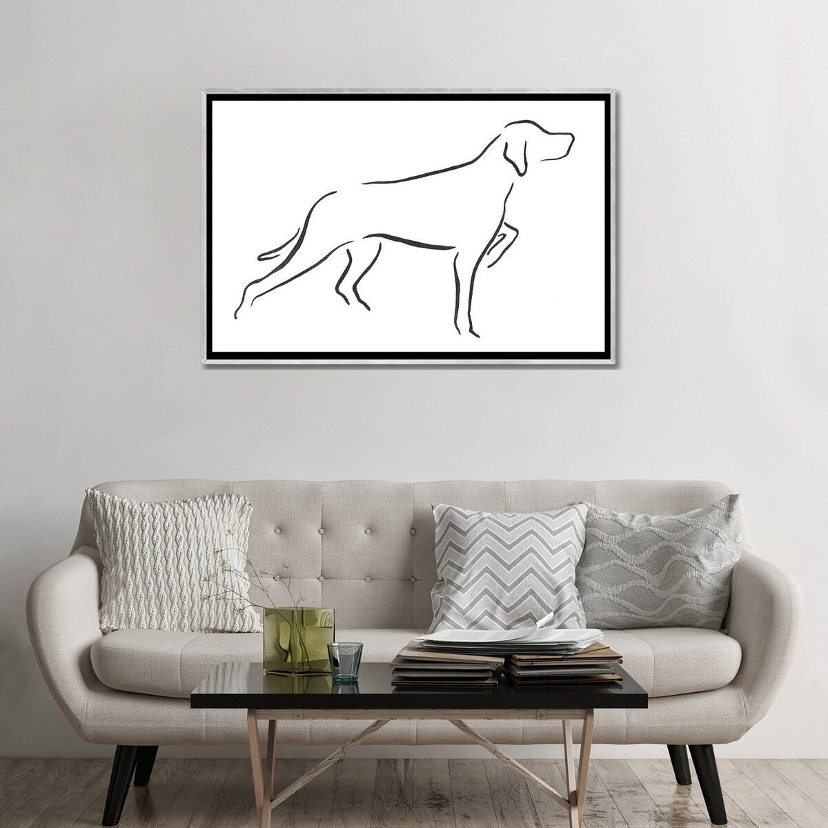 iCanvas "Pointer" by Lesley Bishop Framed