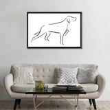 iCanvas "Pointer" by Lesley Bishop Framed