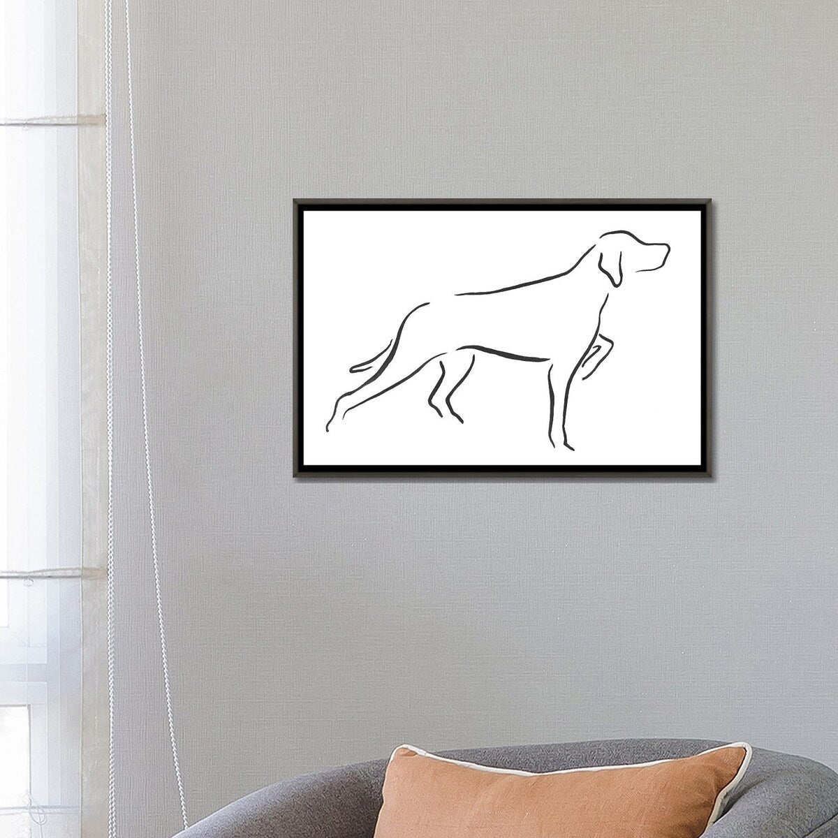 iCanvas "Pointer" by Lesley Bishop Framed
