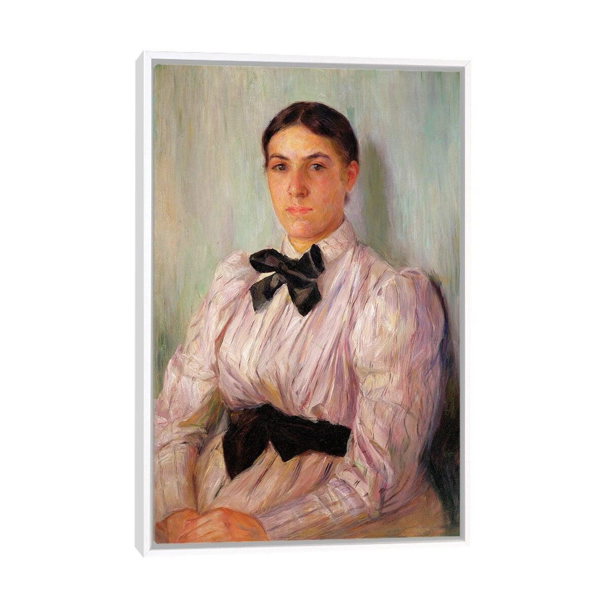 iCanvas "Portrait Of Mrs. William Harrison, c.1890" by Mary Stevenson Cassatt Framed