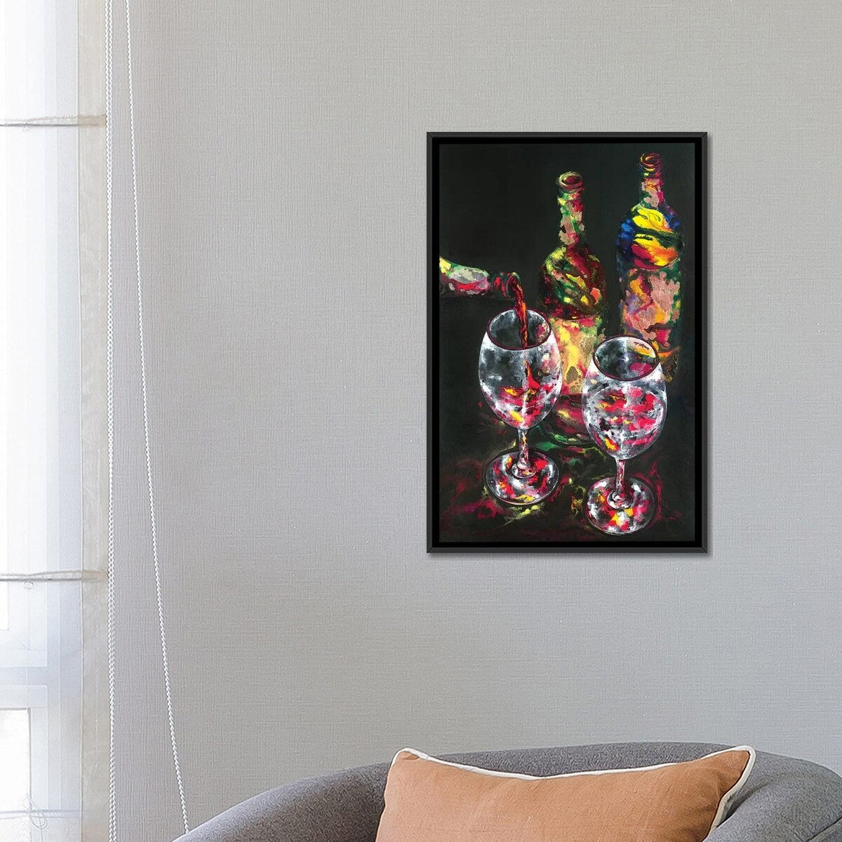 iCanvas "Private Moment" by Vaso Peritos Framed Canvas Print