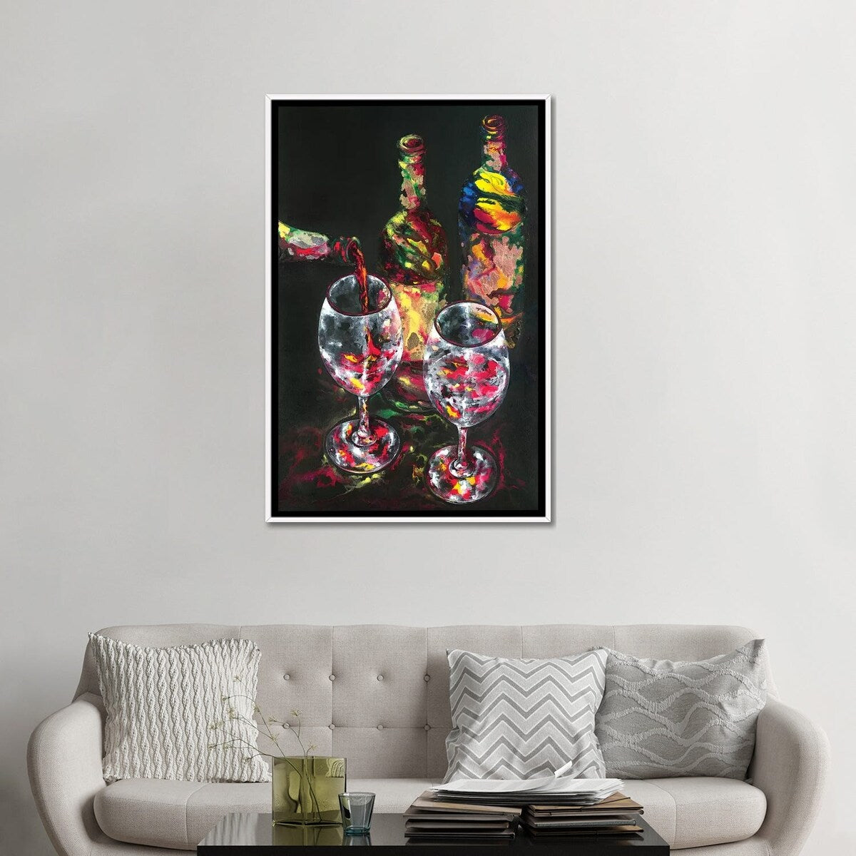 iCanvas "Private Moment" by Vaso Peritos Framed Canvas Print