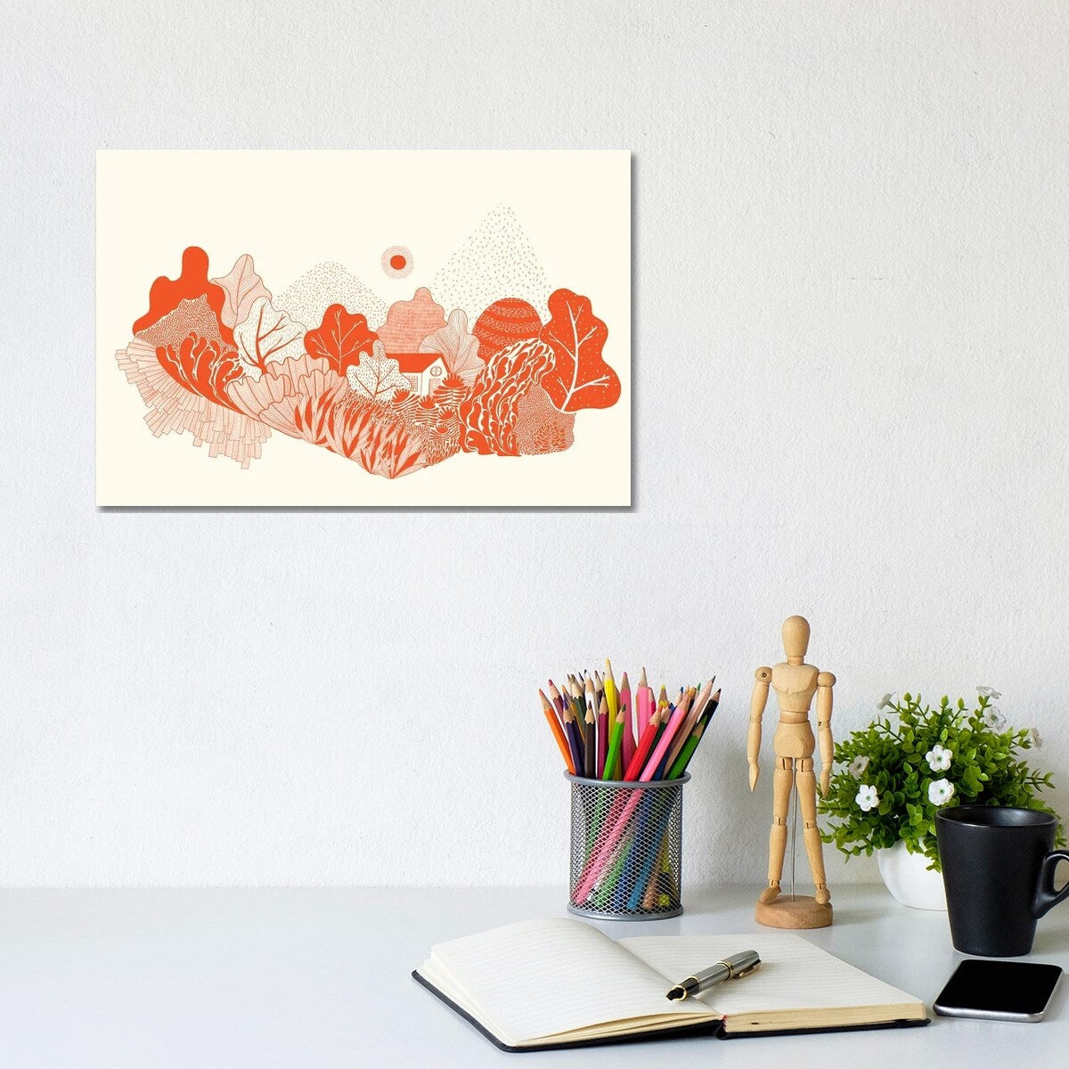 iCanvas "Private Place" by Flatowl Canvas Print