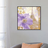 iCanvas "Purple Paris II" by Color Bakery Framed Canvas Print