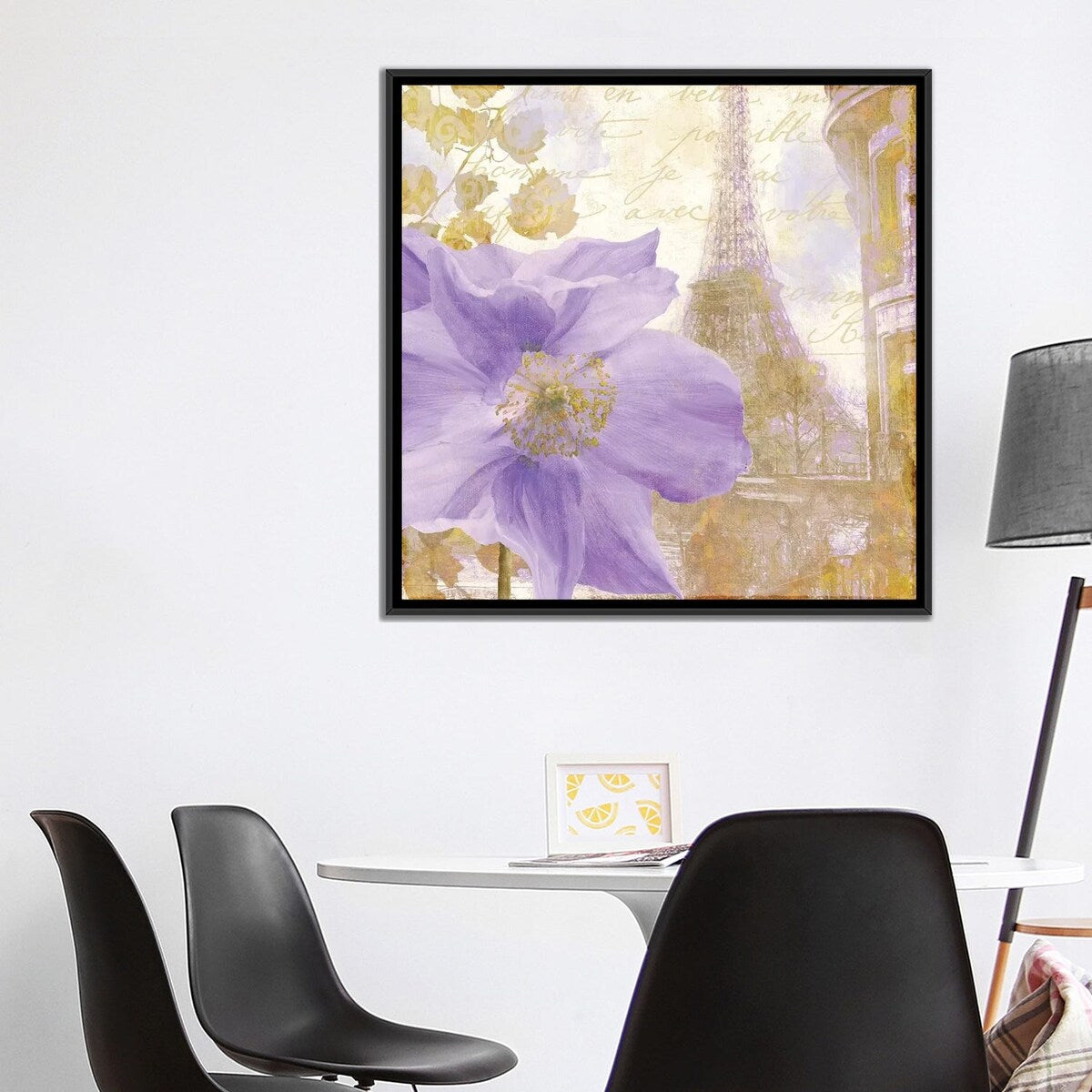 iCanvas "Purple Paris II" by Color Bakery Framed Canvas Print