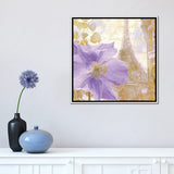 iCanvas "Purple Paris II" by Color Bakery Framed Canvas Print