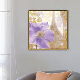 iCanvas "Purple Paris II" by Color Bakery Framed Canvas Print