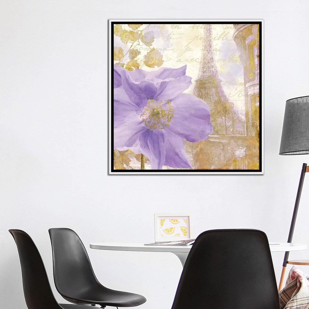 iCanvas "Purple Paris II" by Color Bakery Framed Canvas Print