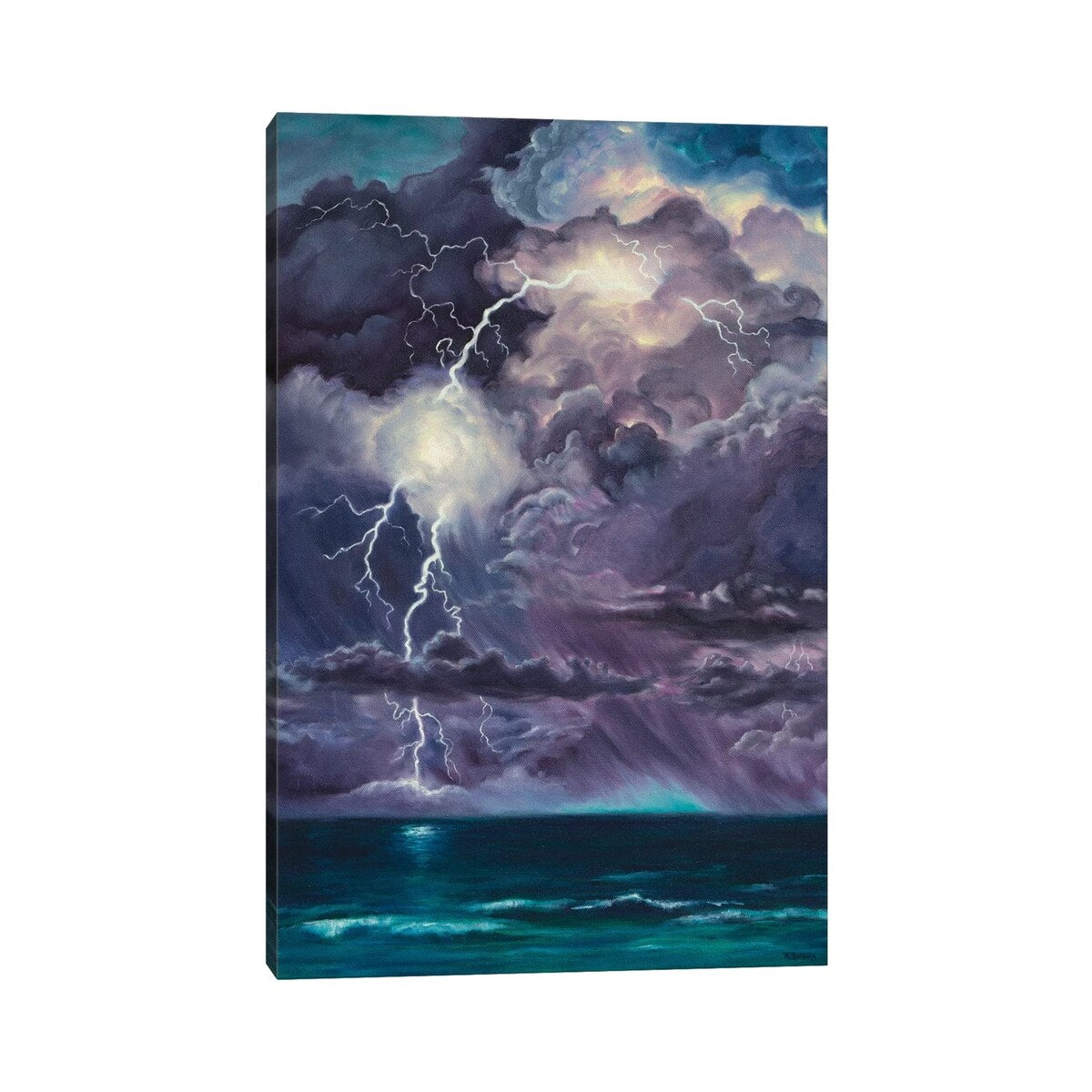 iCanvas "Purple Storm" by Rebecca Baldwin Canvas Print