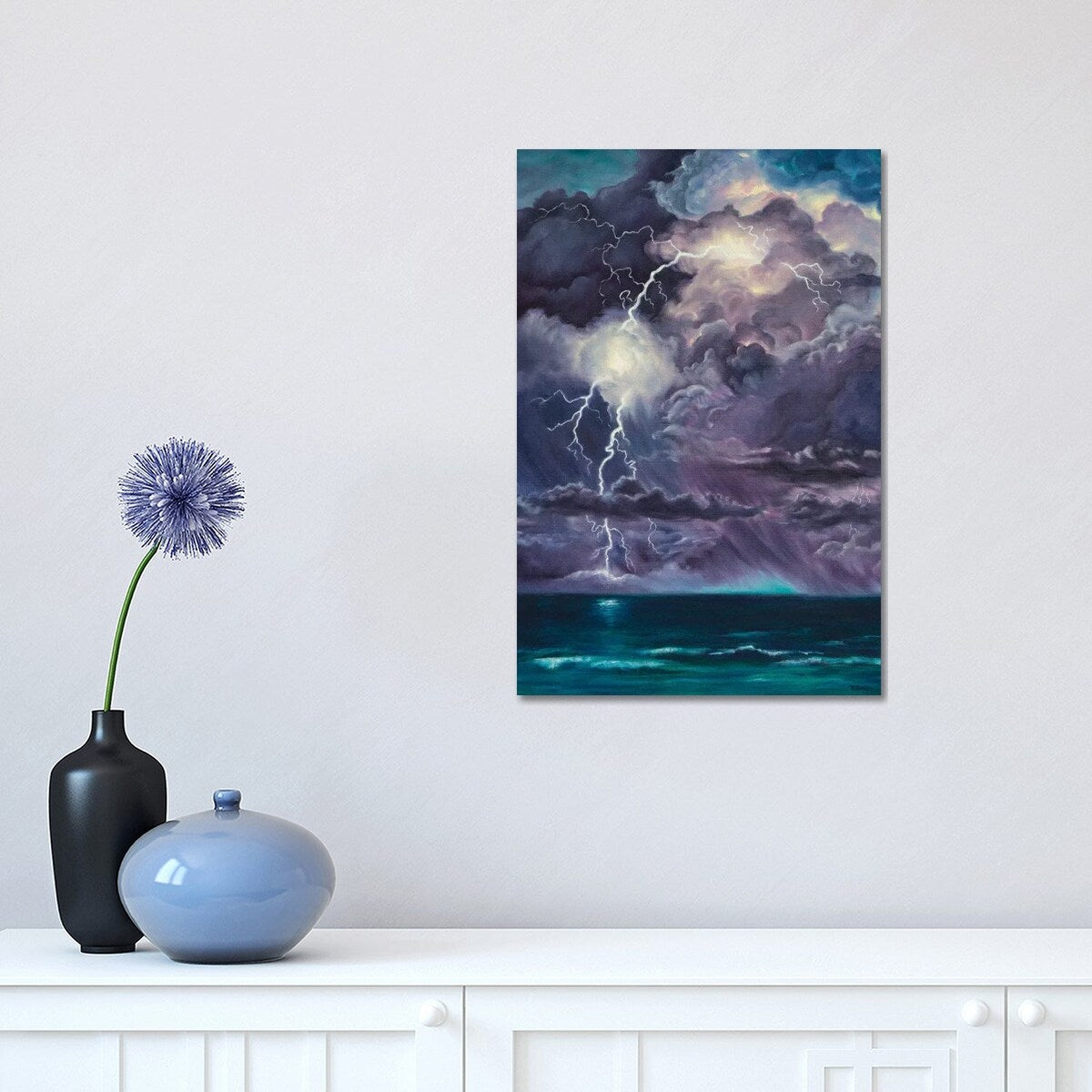 iCanvas "Purple Storm" by Rebecca Baldwin Canvas Print