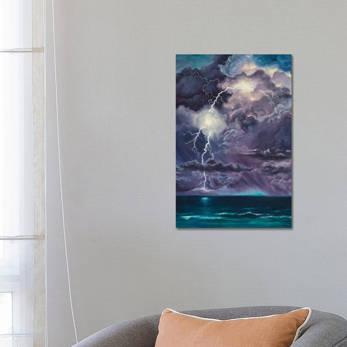 iCanvas "Purple Storm" by Rebecca Baldwin Canvas Print