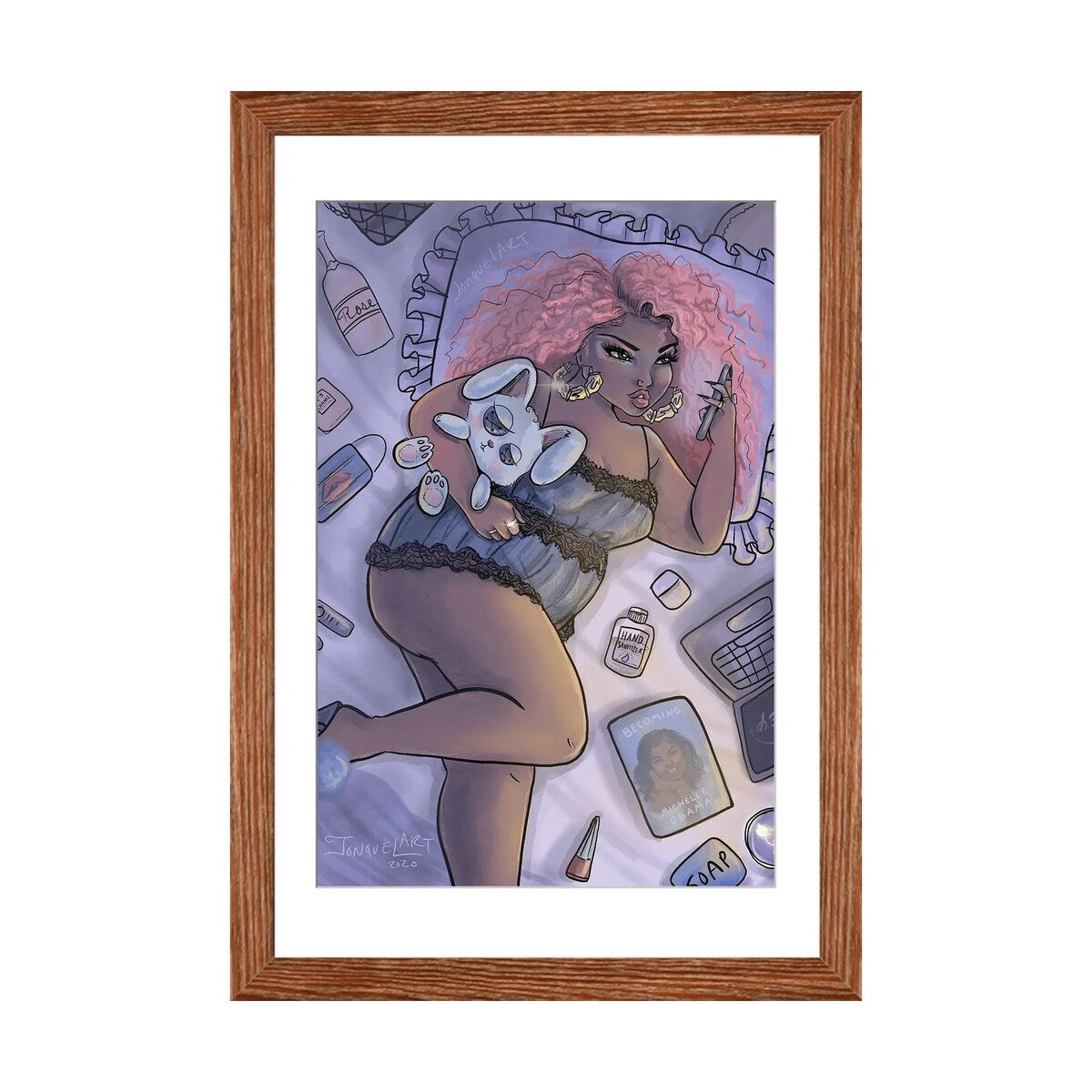 iCanvas "Quarantine Bae 2" by Jonquel Art