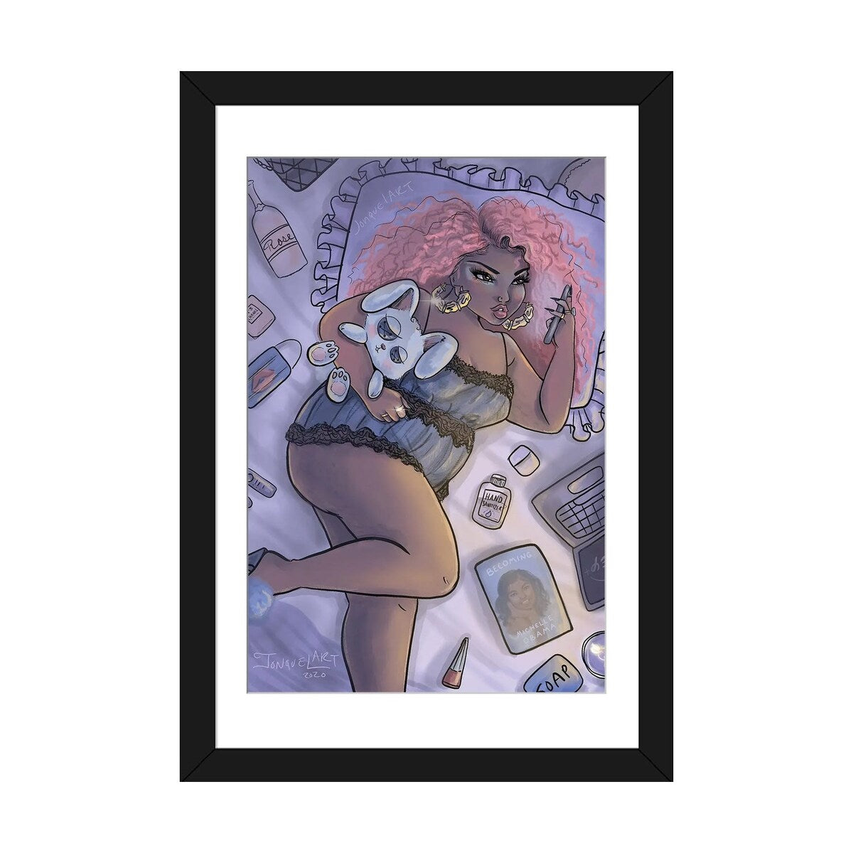 iCanvas "Quarantine Bae 2" by Jonquel Art