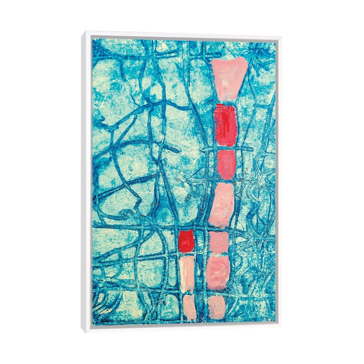 iCanvas "Ra3bit Hole" by Jenny Toft Framed