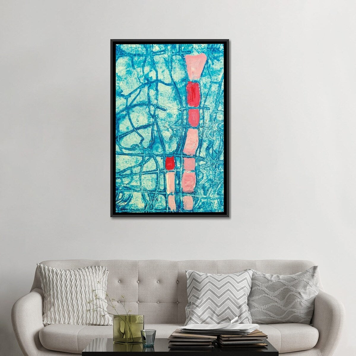 iCanvas "Ra3bit Hole" by Jenny Toft Framed