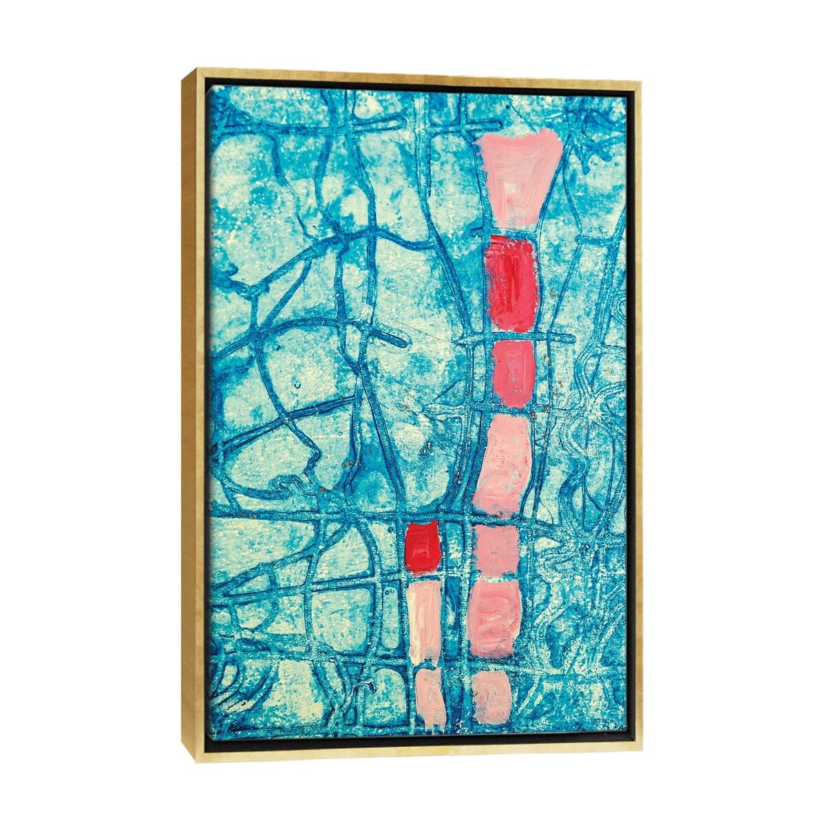 iCanvas "Ra3bit Hole" by Jenny Toft Framed