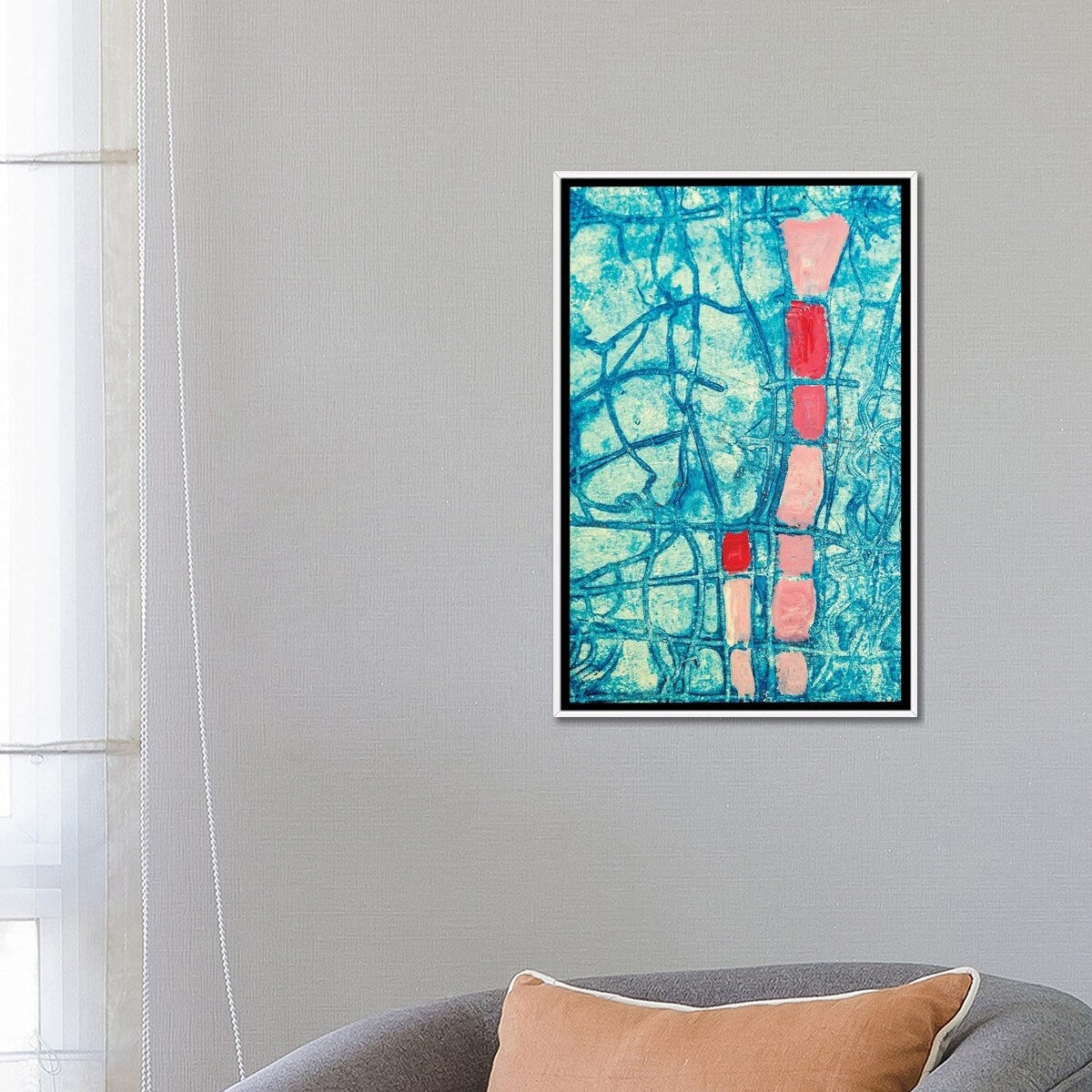 iCanvas "Ra3bit Hole" by Jenny Toft Framed