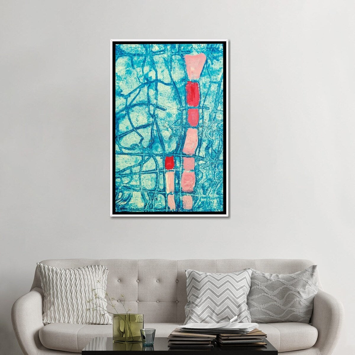 iCanvas "Ra3bit Hole" by Jenny Toft Framed