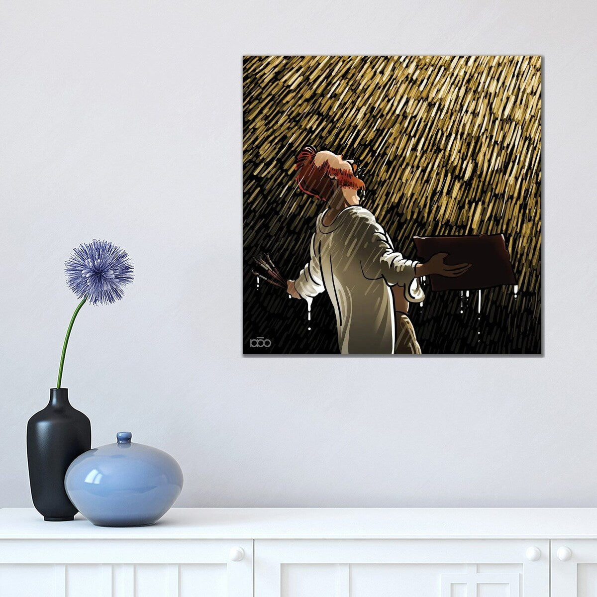 iCanvas "Rain Festival" by Alireza Karimi Moghaddam Canvas Print