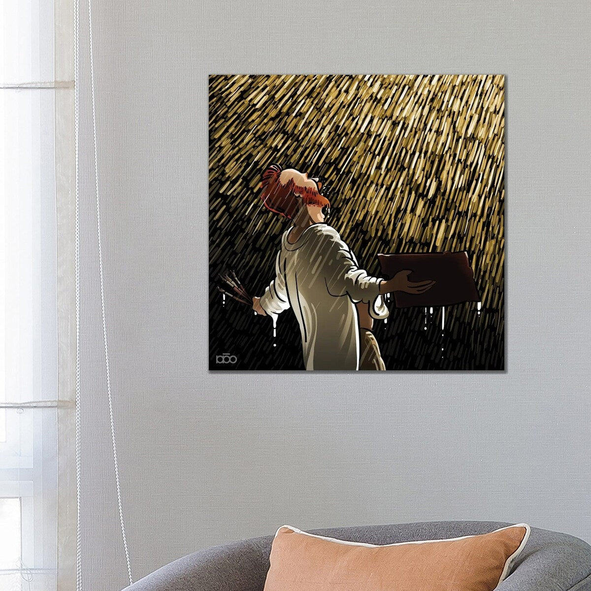 iCanvas "Rain Festival" by Alireza Karimi Moghaddam Canvas Print