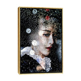 iCanvas "Raindrop Geisha" by Dominique Baduel Framed