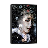 iCanvas "Raindrop Geisha" by Dominique Baduel Framed