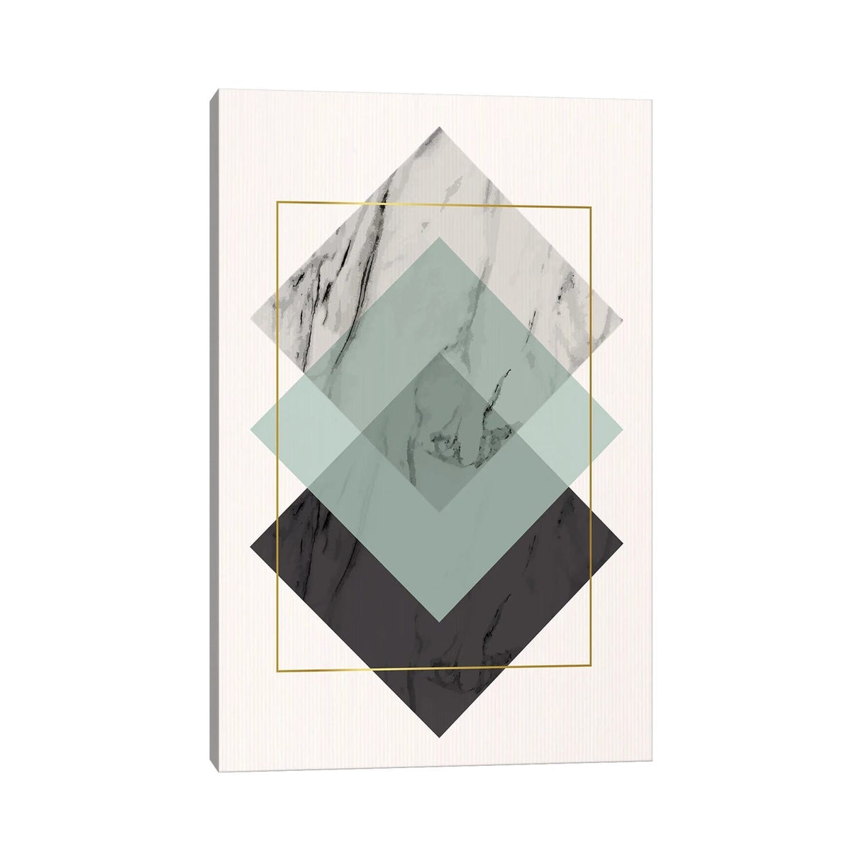 iCanvas "Rectangle And Rhombus II" by Artsy Bessy Canvas Print