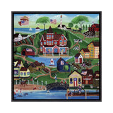 iCanvas "Red Farms Inn" by Cheryl Bartley Framed