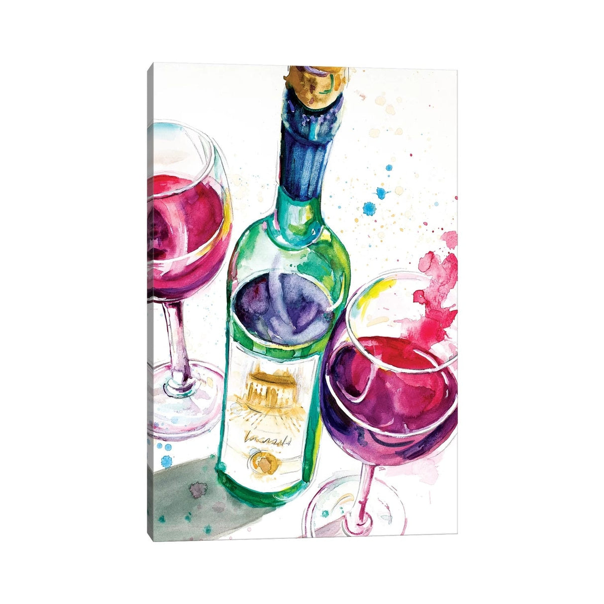 iCanvas "Red and White Wine I" by Patricia Pinto Canvas Print