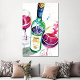 iCanvas "Red and White Wine I" by Patricia Pinto Canvas Print